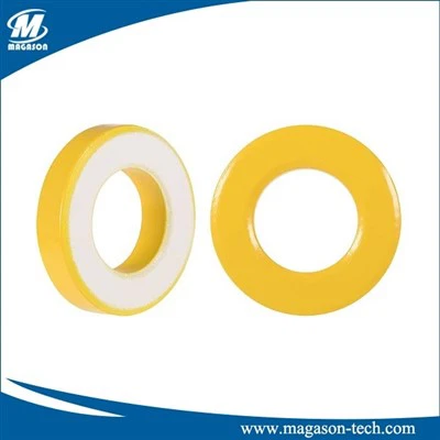 Geltona balta toroidinė šerdis